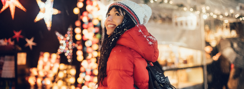 Perfekt ausgestattet für den Weihnachtsmarktbesuch
