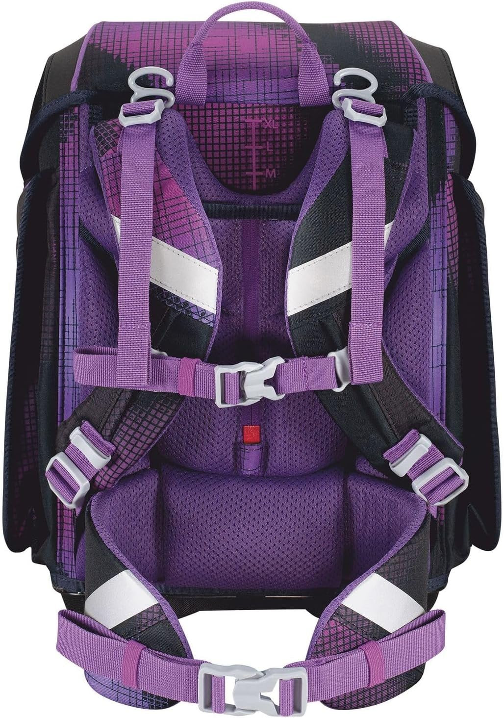 Schulrucksack Genius Set 5tlg. Pixel Pink Thumbnail 