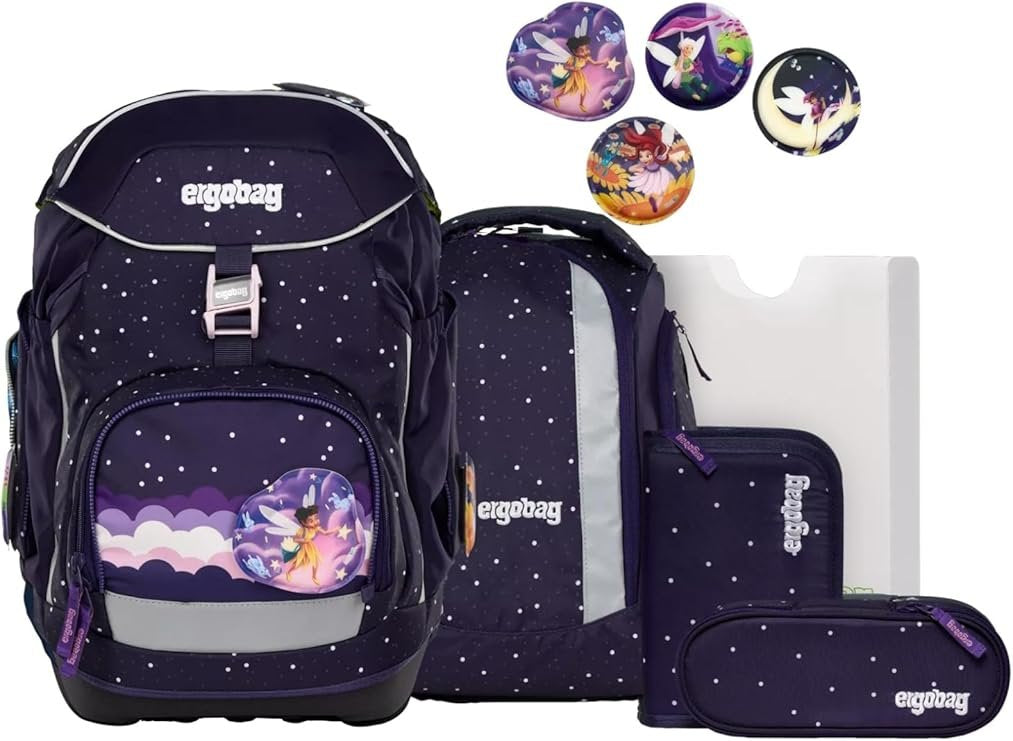 Schulrucksack Pack Set 6tlg. SternguckBär Lila Thumbnail 