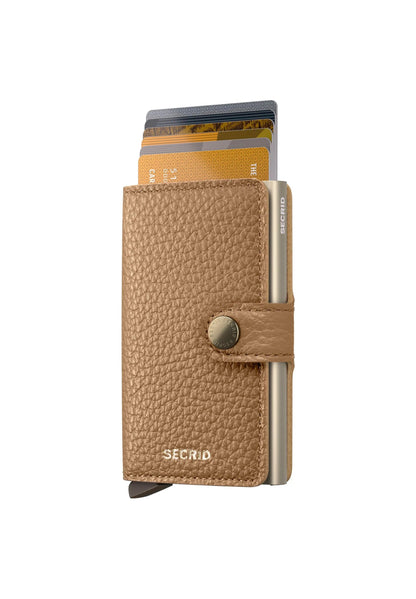 Kreditkartenetui Pebble Cappuccino Braun