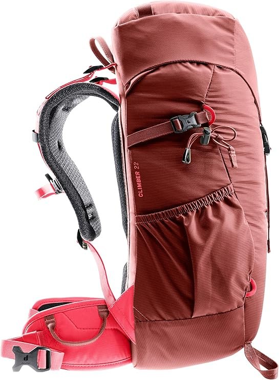 Wanderrucksack Climber 22 Liter Redwood-Hibiscus Rot Thumbnail 
