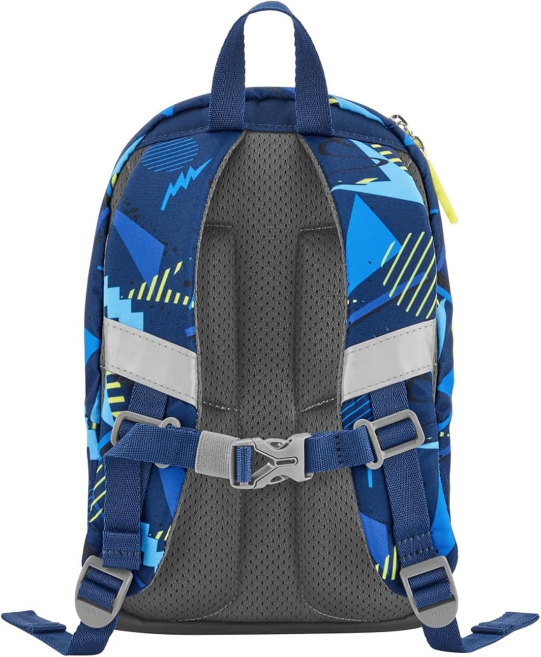 Kindergartenrucksack Mini Bagger Bobby Blau, Gelb Thumbnail 