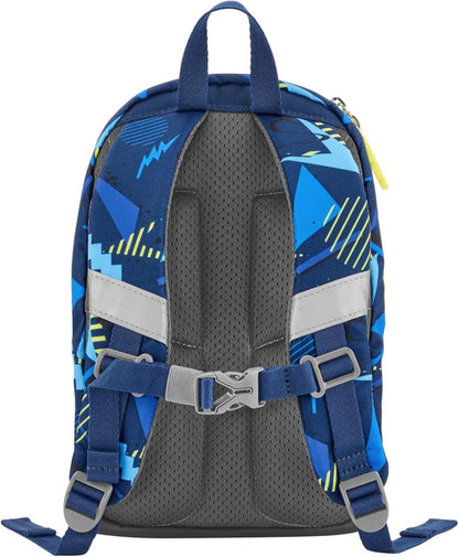 Kindergartenrucksack Mini Bagger Bobby Blau, Gelb