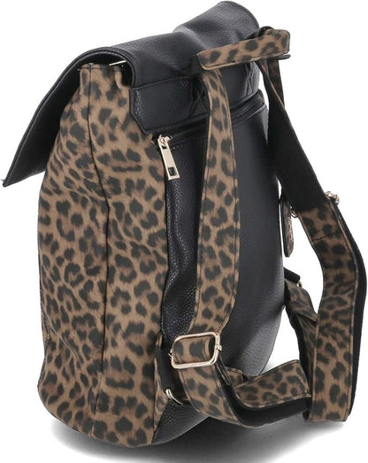 rieker H1357 Cityrucksack Damen Braun Schwarz