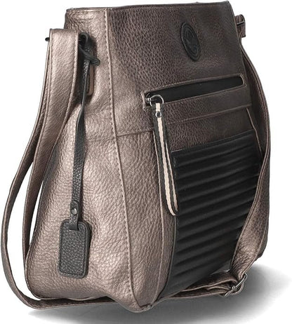 rieker H1481 Umhängetasche Damen Metallic