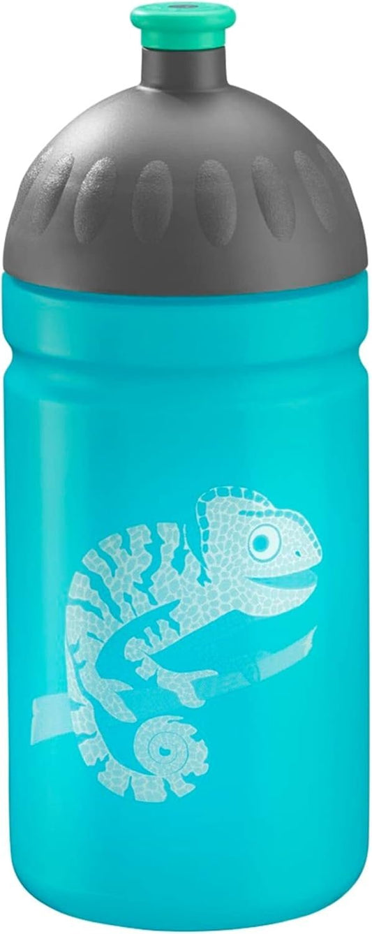 Trinkflasche 0,5 Liter Tropical Chameleon Türkis