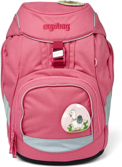 Schulrucksack Set Pack 6tlg. Lamas in Bärjamas Eco Hero Edition Rosa