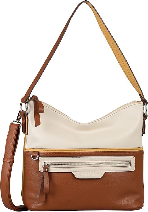 Beuteltasche Jule Mixed Cognac