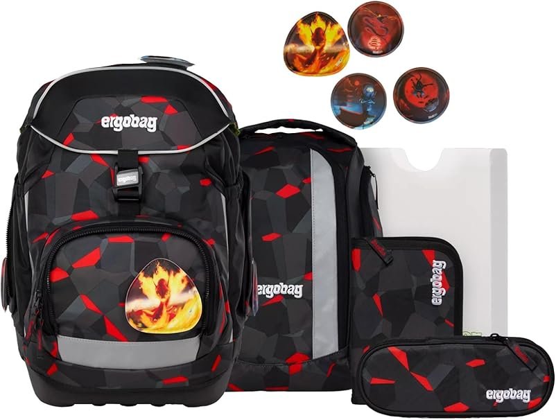 Schulrucksack Pack Set 6tlg. Taekbärdo Grau Thumbnail 