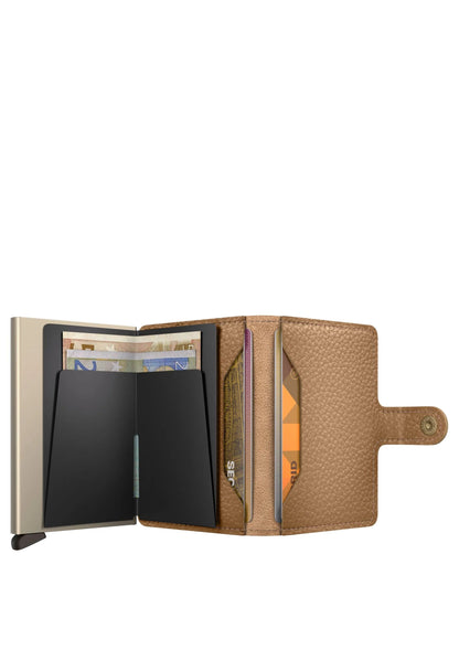 Kreditkartenetui Pebble Cappuccino Braun